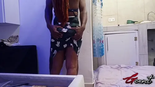 Blackette baise avec son mec africain amateur